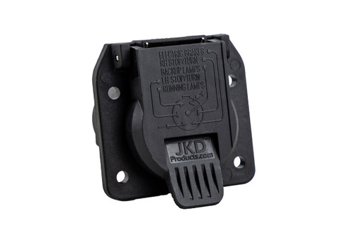 Plastic 7 RV Vehicle Plug - Hardwire Version