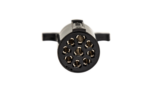 Plastic 9 Pole Trailer Plug - Hardwire Version