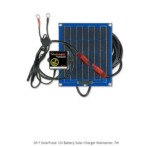 SolarPulse 12V Battery Solar Charger/Maintainer - 7W