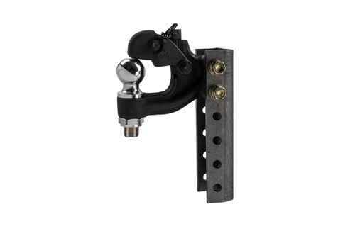 Dual Purpose Pintle & 2-5/16" Ball Hitch Kit with C-Channel - 30,000 lbs.