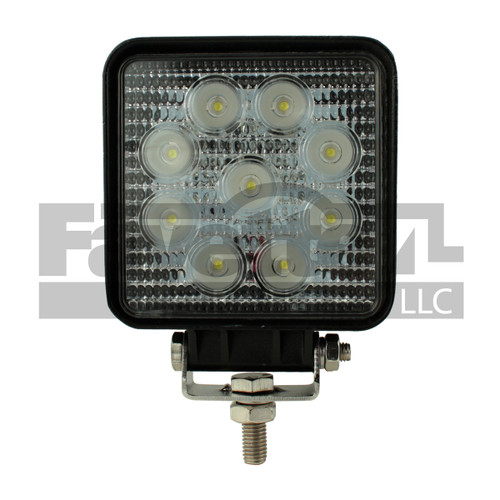 27 Watt Heavy Duty 4" LED Flood Light - Square