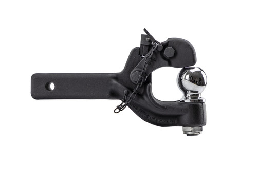 Dual Purpose Pintle & 2-5/16" Ball Hitch with2" Receiver - 16,000 lbs.