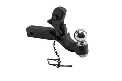 Dual Purpose Pintle & 2-5/16" Ball Hitch with2" Receiver - 16,000 lbs.