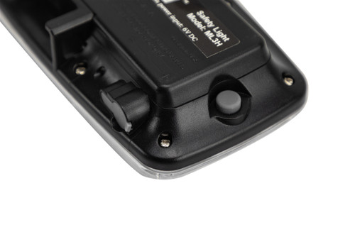 24 Diode LED Battery Powered Strobe Light with Magnetic Base - White