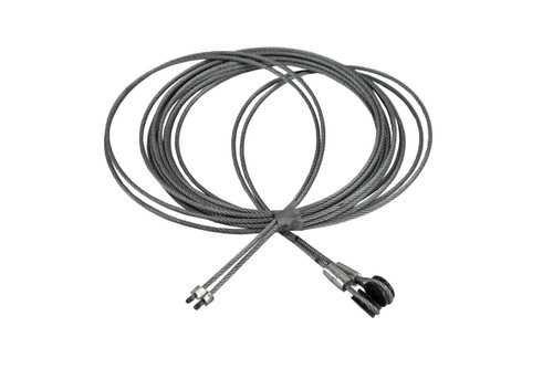 12'6" Ramp Door Lift Cable with1/4" eyelets for Enclosed Trailer