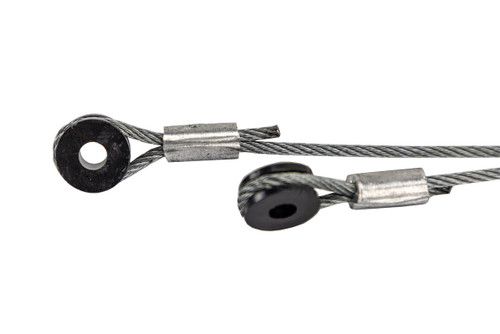 12'6" Ramp Door Lift Cable with1/4" eyelets for Enclosed Trailer