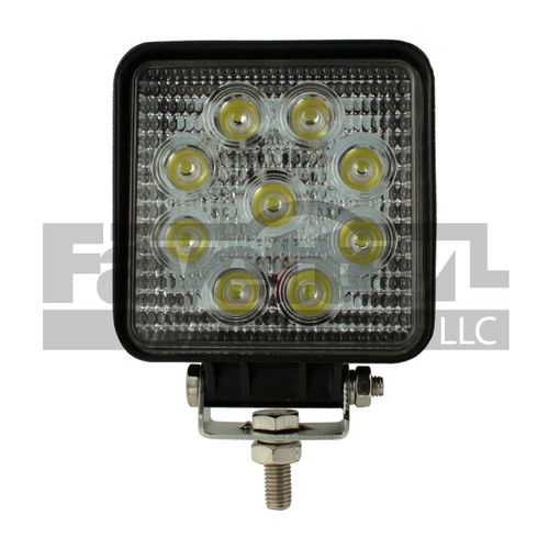 27 Watt Heavy Duty 4" LED Spot Light - Square