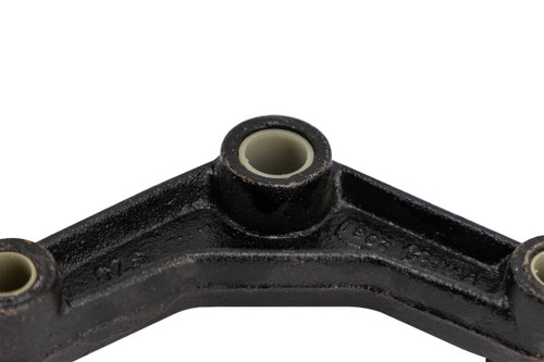 6-1/4"x2" H Curved Equalizer for 1-3/4" Double Eye Springs - 3/4" Center hole