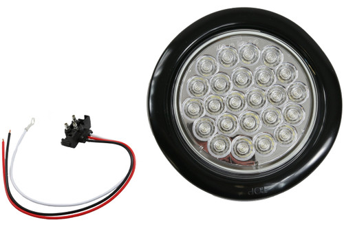 4" LED Round Backup Light - Clear