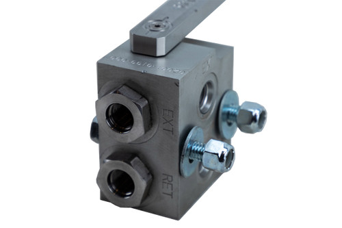 Hydraulic 6-Way Manual Diverter Ball Valve