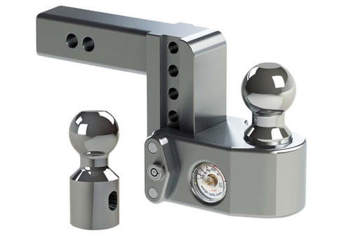 2-Ball Mount - Built In Scale - 4" Drop, 2" Shank