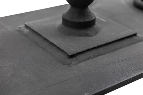 Gooseneck Plate with Ball & D-Rings 30,000 lbs. 13"x48"x3/8"