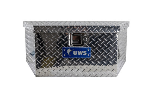 UWS Diamond Plate Aluminum A-Frame Tool Box 34" - Low Profile