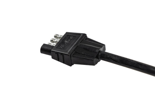 4 flat Coiled & Molded Cord Plug - 11 ft.