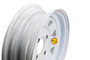 12" White Spoke Wheel 4-lug on 4"