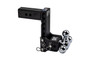 2-1/2" 7" Drop Adjustable 3-Ball Mount - 14.5K Rated - Black
