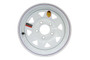 13" White Spoke Wheel 5-lug on 4.5"