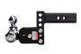 3" Drop Adjustable 3-Ball Mount - 10K Rated - Black