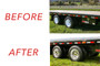 17.5" 8 lug on 6.5" Dual Aluminum Modular Trailer Wheel Upgrade Kit
