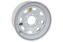 16" White Spoke Steel Trailer Rim 6-lug on 5.5"