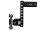 2-1/2" 9" Drop Adjustable 2-Ball Mount - 14.5K Rated - Black