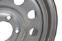 15" Silver Modular Steel Trailer Rim 5-lug on 4.5"