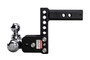 5" Drop Adjustable 3-Ball Mount - 10K Rated - Black