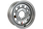 15" Silver Steel Modular Wheel 6-lug on 5.5"