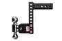 7" Drop Adjustable 2-Ball Mount - 10K Rated - Black