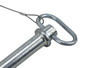 Gooseneck Coupler Pin with Clip - 3/4"x5-1/2"