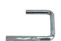 J-Hook for E-Track - 2" Square - Galvanized zinc coat