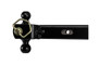 2-1/2" Cushioned 3-Ball and Pintle Hook Combo Straight Mount-10,000 lbs.