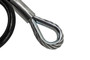 1/2" by 40" Coiled Trailer Safety Cable rated at 12,000 lbs. GVWR