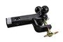Cushioned 3-Ball and Pintle hook Combo Straight Mount-10,000 lbs.