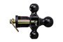 Cushioned 3-Ball and Pintle hook Combo Straight Mount-10,000 lbs.
