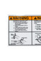 Warning Decal "Bumper Pull / Electric Brake Instructions"