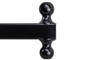 3-Ball 2" Receiver Solid Straight Mount 1-7/8", 2" and 2-5/16" Balls - 10,000 lbs. - Black