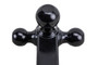 3-Ball 2" Receiver Solid Straight Mount 1-7/8", 2" and 2-5/16" Balls - 10,000 lbs. - Black