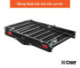 Black Aluminum Hitch Carrier with Ramp - 500 lbs.