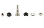 Small / Large Base HD Bolt-in Metal Valve Stem .453" or .625"