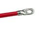 2 Ga. Battery Cable with Eye/Battery Post - 32" Red