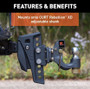 Rebellion XD Adjustable Pintle Mount Attachment only