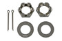 1" Spindle Nut Kit with Washers & Cotter Pins for 2,000 - 7,000 lb. Round Spindles