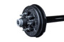 7,000 lb. Trailer Axle - Complete with Electric Brakes 82" HF 66" SC