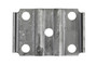 Axle U-Bolt Tie Plate Only for 3" Round Trailer Axles