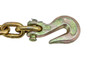 3/8" Grade 70 Transport Chain with Grab Hooks - 10 ft.