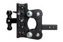 BOSS Torsion-Flex 16K 7.5" Drop Adjustable Ball Mount with 2" & 2-5/16" Versa-ball and Pintle Lock