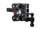 BOSS Torsion-Flex 2-1/2" 16K 5" Drop Adjustable Ball Mount with 2" & 2-5/16" Versa-ball and Pintle Lock