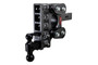 BOSS Torsion-Flex 2-1/2" 16K 7.5" Drop Adjustable Ball Mount with 2" & 2-5/16" Versa-ball and Pintle Lock
