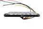 4-3/4" 12 Diode Flat Strobe Light - amber /White with 95 Selectable Modes